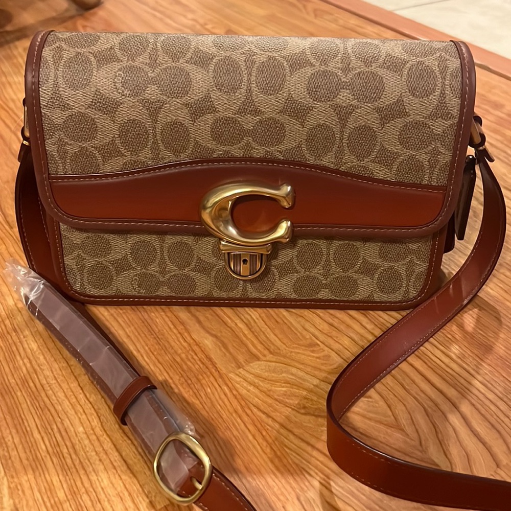 SOLD - Coach Studio Shoulder Bag In Signature Canvas